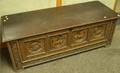 Carved Oak Blanket Chest