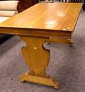 Walnut TrestleFoot Library Table