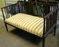 Federalstyle Upholstered Settee