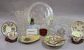 Lot of Assorted Colorless Pressed Glass Tableware