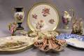 Fourteen Decorated Porcelain Items