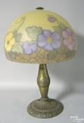 Reverse painted table lamp
