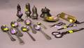 Sixteen Assorted Pewter and Metal Items