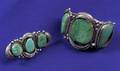 Silver and Turquoise Cuff Bracelet and Ring