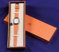 Ladys Stainless Steel Wristwatch Hermes