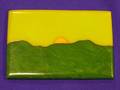 Bakelite Landscape Plaque Roger Moure c 1930s