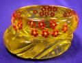 Two Bakelite Carved Bangles