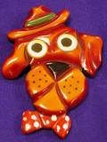 Bakelite Dog Brooch