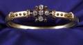 Antique 14kt Gold and Diamond Bangle Faberge