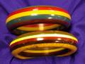 Two Bakelite Laminate Bangles