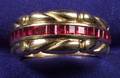 18kt Gold and Ruby Ring Mauboussin
