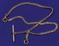 14kt Gold Curb Link Watch Chain
