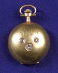 Antique 18kt Gold and Diamond Pocket Watch