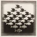 Maurits Cornelius Escher Dutch 18981972 Sky and Water I
