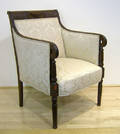Philadelphia Federal mahogany armchair 19th c