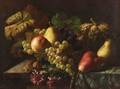 Manner of Luis Egidio Melndez Spanish 17161780 Ornate Still Life with Fruit