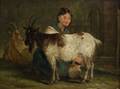 Manner of William Shayer Sr British 17881879 Milking the Goats