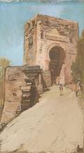 Francis Hopkinson Smith American 18381915 Alhambra Gateway