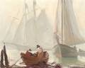 Emile Albert Gruppe American 18961978 Fog Gloucester
