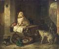 Manner of Edwin Henry Landseer British 18021873 The Food Cart