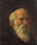 Continental School 19th20th Century Portrait of a Rabbi