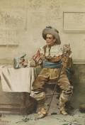 V Baldancoli Italian 19th Century The Cavalier