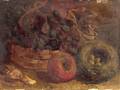 American School 19th Century Still Life with Fruit