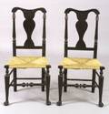 Pair of Queen Anne Turned Side Chairs