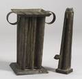 Two Tin Candlemolds