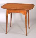 Queen Anne Tiger Maple and Maple Tea Table