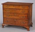 Chippendale Tiger Maple Chest of Drawers