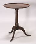 Chippendale Mahogany Dishtop Candlestand