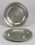 Pair of Pewter Deep Dishes