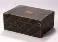 Argyle Plaid Painted Pine Box