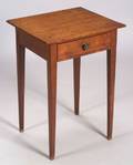 Federal Birch and Cherry OneDrawer Stand