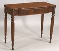 Federal Mahogany and Mahogany Veneer Card Table