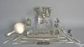 Sterling and plate silverware to include sterling candelabra