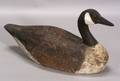 Carved and Painted Wooden Canada Goose Decoy