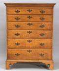 Chippendale Maple Tall Chest of Drawers