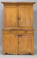 GrainPainted Pine Stepback Cupboard