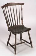 Painted Fanback Windsor Side Chair