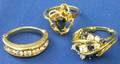 Three Yellow Gold Rings