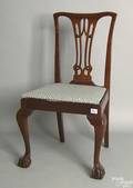 Chippendale style mahogany dining chair