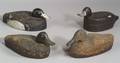Five Carved and Painted Duck Decoys and a Shorebird Decoy