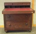 Empire Mahogany and Mahogany Veneer Captains Writing Desk