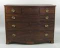George III Hepplewhite mahogany bureau ca 1790