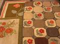 Three Floral Hooked Rugs