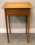 Federal Birch and Cherry OneDrawer Stand