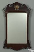 Chippendale mahogany looking glass ca 1790
