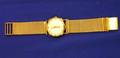 Mans 14kt Gold Gruen VeriThin Precision Wristwatch